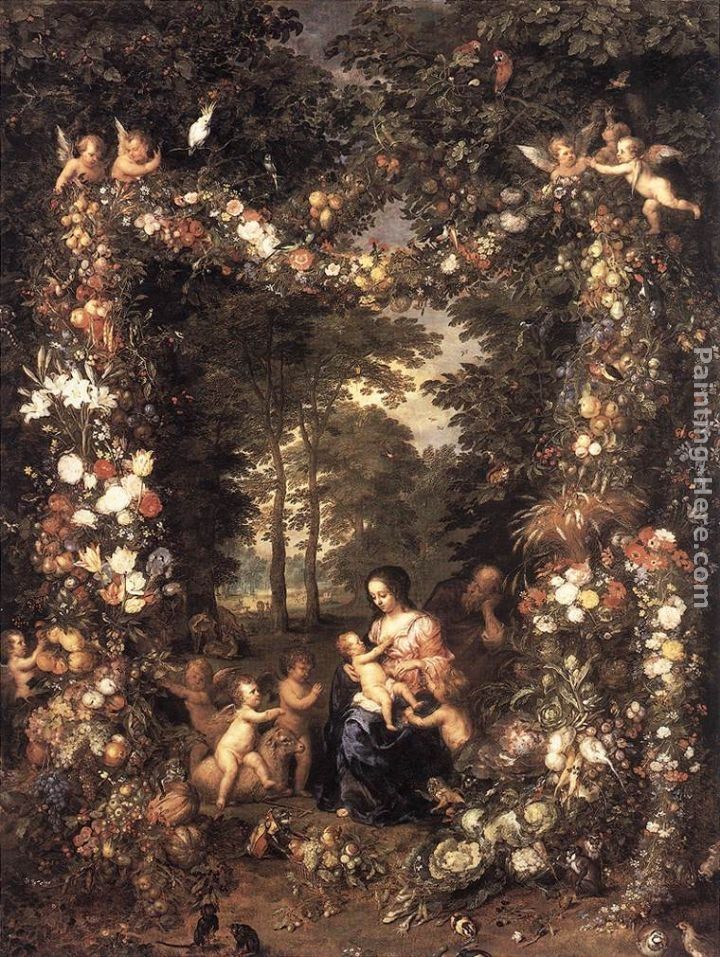 Jan the elder Brueghel The Holy Family